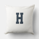 pillow with personalized letter クッション (正面)