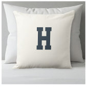 pillow with personalized letter クッション