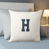 pillow with personalized letter クッション