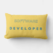 Pillows Code Dev ランバークッション (正面)
