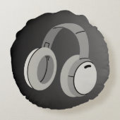 Pillows Tech ラウンドクッション (裏面)