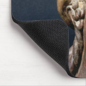 pilosを身に着けているHermesの頭部 マウスパッド (コーナー)