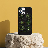 Pilot Airplane Night Flight Instruments Aviation iPhoneケース