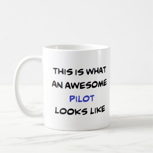 pilot, awesome コーヒーマグカップ (左)