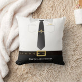 Pilot Captain Aviator Uniform Personalised クッション (ブランケット)