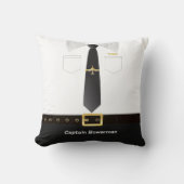 Pilot Captain Aviator Uniform Personalised クッション (正面)
