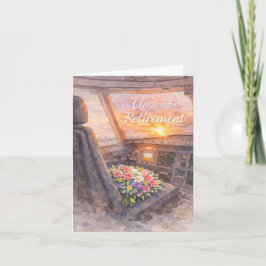 Pilot Cleared for Retirement  ノートカード