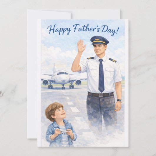 Pilot Father's Day at the airport シーズンカード (正面)