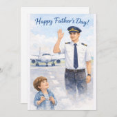 Pilot Father's Day at the airport シーズンカード (正面/裏面)