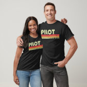 PILOT Funny Job Title Profession Birthday Worker Tシャツ (ユニセックス)