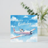 Pilot Happy Birthday on the airplane (スタンド正面)