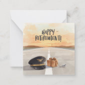 Pilot  Happy retirement ノートカード (正面)