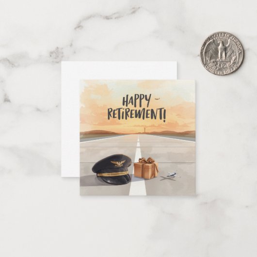 Pilot  Happy retirement ノートカード (正面/裏面インサイチュ)