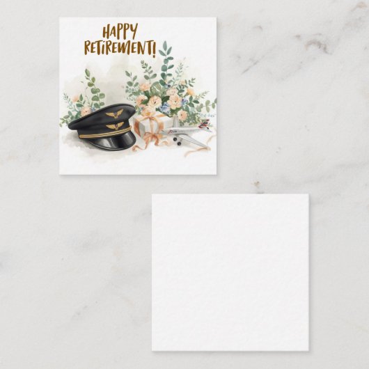 Pilot  Happy retirement ノートカード (正面/裏面)