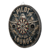 Pilot Lounge Welcome Vintage Biplane ダーツボード (正面右)