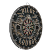 Pilot Lounge Welcome Vintage Biplane ダーツボード (正面左)