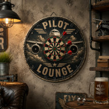 Pilot Lounge Welcome Vintage Biplane