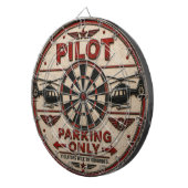 Pilot Parking Only Helicopter Aviation Hangar ダーツボード (正面右)