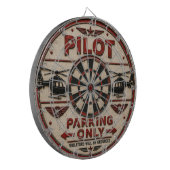 Pilot Parking Only Helicopter Aviation Hangar ダーツボード (正面左)