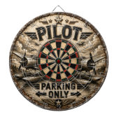 Pilot Parking Only Seaplane Floatplane Aviation ダーツボード (正面)