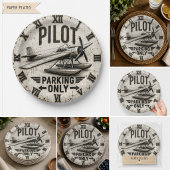 Pilot Parking Only Seaplane Floatplane Aviation ペーパープレート