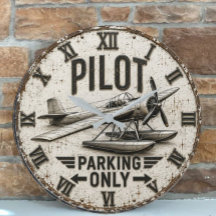 Pilot Parking Only Seaplane Floatplane Aviation 