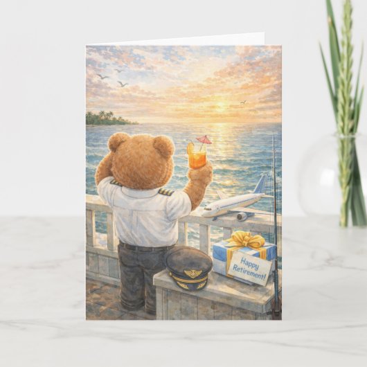 Pilot Retirement looking at the sky  カード (正面)