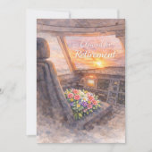 Pilot retirement party invitation  シーズンカード (正面)