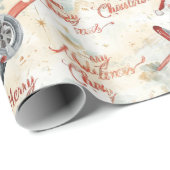 Pilot Santa is Flying for Christmas in the Sky ラッピングペーパー (ロールコーナー)