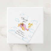 Pilot Teddy Bear Balloon Airplane Baby Shower  フェイバータグ (インサイチュ)