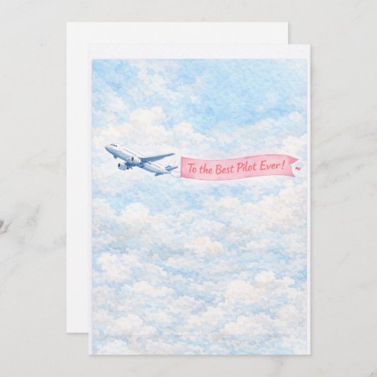 Pilot to the best pilot ever シーズンカード (正面/裏面)