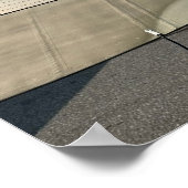 Pilots and Vintage Airplane Photo Cool Aviation ポスター (角)