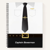 Pilots Uniform Personalised ノートブック (正面)