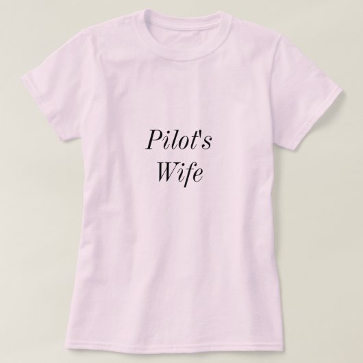 Pilot'sWife Tシャツ (デザイン正面)