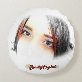 PILOW BEAUTYCRYSTAL ラウンドクッション