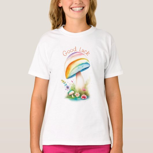 Pilz Aquarellmalerei Tシャツ (正面)