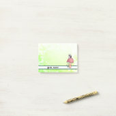 Pilz mit Schnecke ポストイット (デスク上)