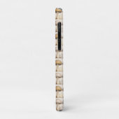 Pilze Muster braun, beige und grau Case-Mate iPhoneケース (裏面/左)