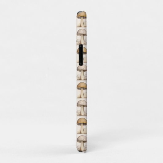 Pilze Muster braun, beige und grau Case-Mate iPhoneケース (裏面/右)