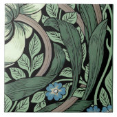 Pimpernelシームレス12 of 12 Sage Green Blue タイル (正面)