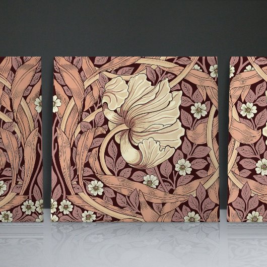 Pimpernelシームレス1/2 William Morris Arts Crafts タイル