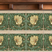 Pimpernelシームレス1/2 William Morris Arts Crafts タイル