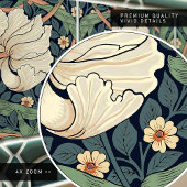 Pimpernelシームレス1/2 William Morris Arts Crafts タイル