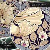 Pimpernelシームレス1/2 William Morris Arts Crafts タイル