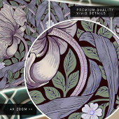 Pimpernelシームレス1/2 William Morris Arts Crafts タイル