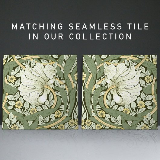 Pimpernelシームレス1/2 William Morris Arts Crafts タイル
