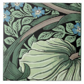 Pimpernelシームレス1 of 12 Sage Green Blue タイル (正面)