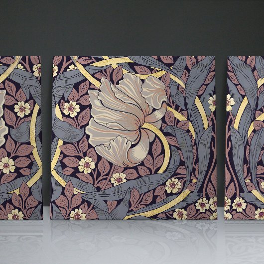 Pimpernelシームレス2/2 William Morris Arts Crafts タイル