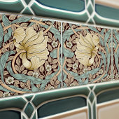 Pimpernelシームレス2/2 William Morris Arts Crafts タイル