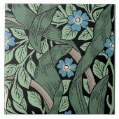 Pimpernelシームレス2 of 12 Sage Green Blue タイル (正面)